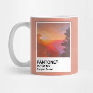 Pantone Swatch Canyon Sunset Mug